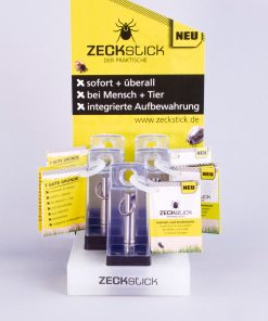 Zeckstick Edelstahl im 5er Aufsteller