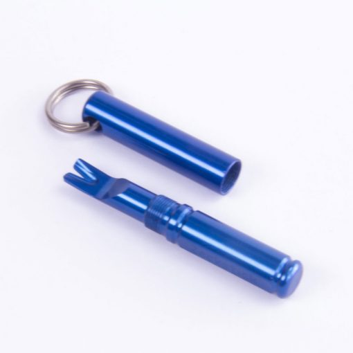 Zeckstick Blau aus Aluminium