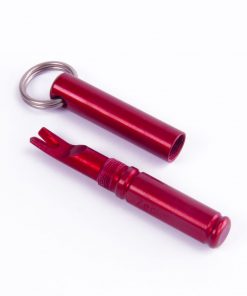 Zeckstick aus Aluminium in rot